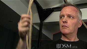 BDSM XXX Beautiful Slave girls are Shackled before pleasing their Masters